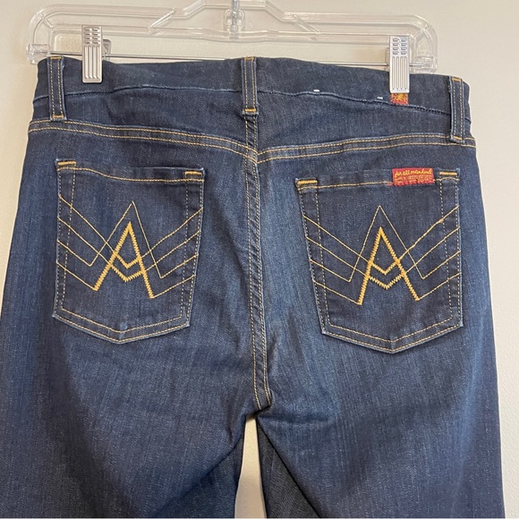 7 For All Mankind A Pocket Flare Leg Jeans - Picture 4 of 8